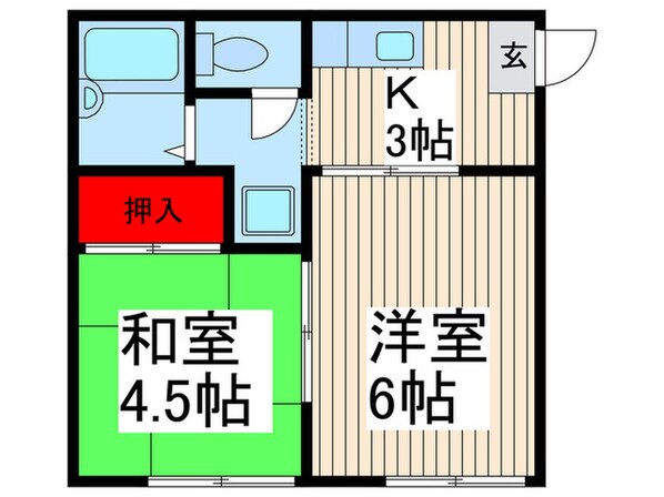 リヴェ－ルＩＷＡＩの物件間取画像